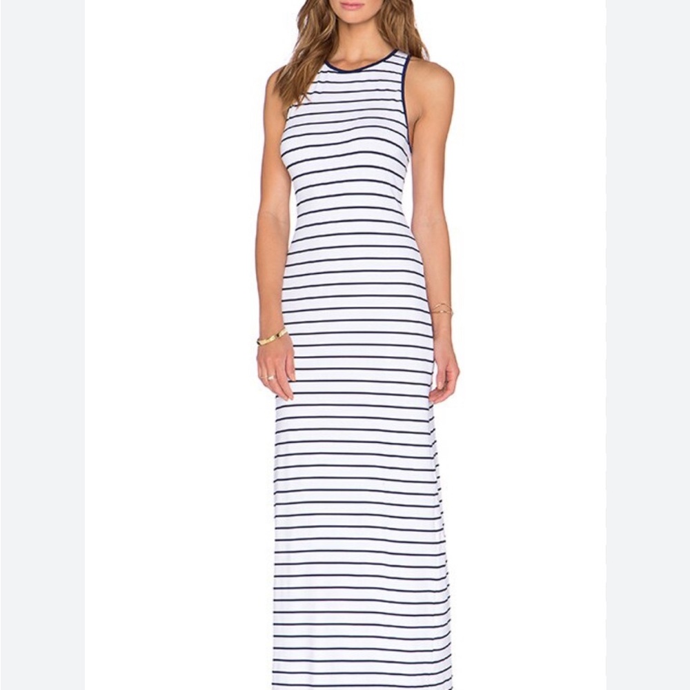 Susana Monaco Striped Racerback Maxi Dress